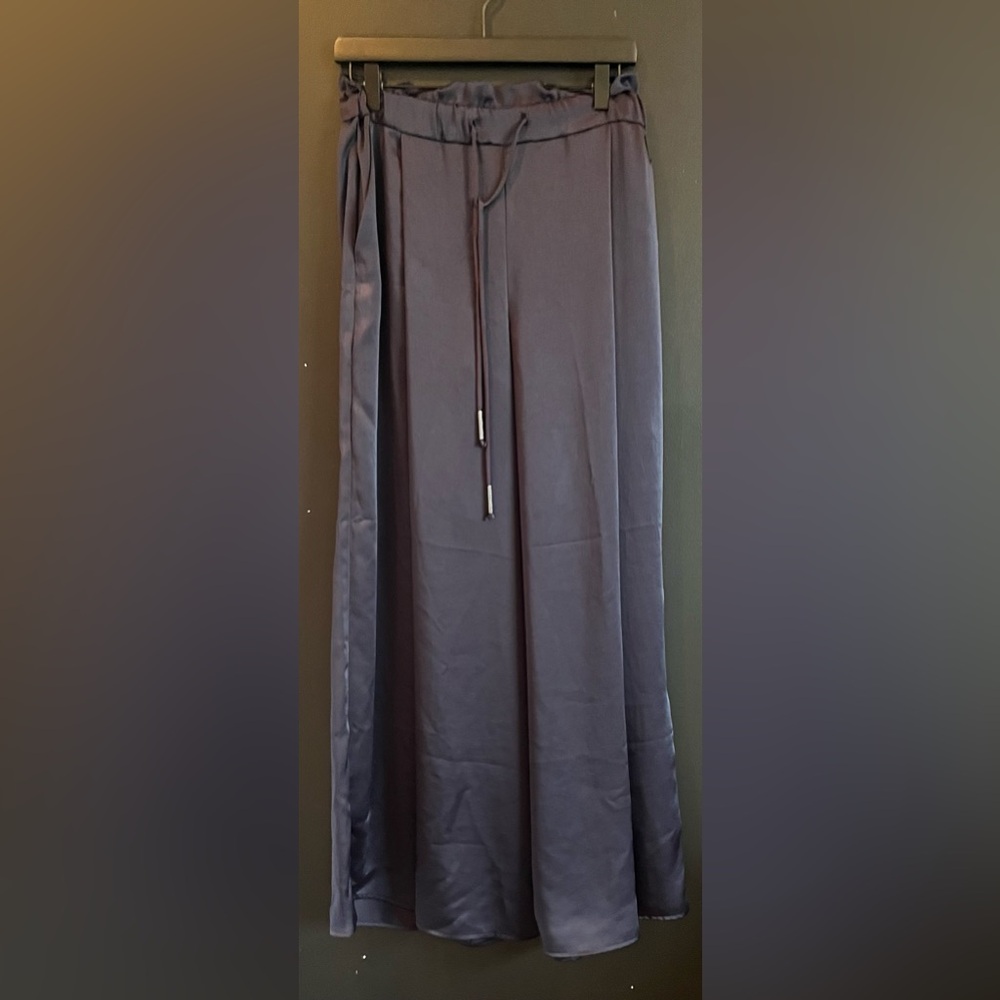 ONA Navy Blue, Waist Tie, Baggy Pants